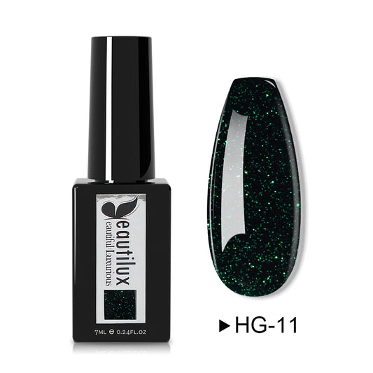 BEAUTILUX HEMA FREE GEL POLISH-GLITTER COLOR HG-11