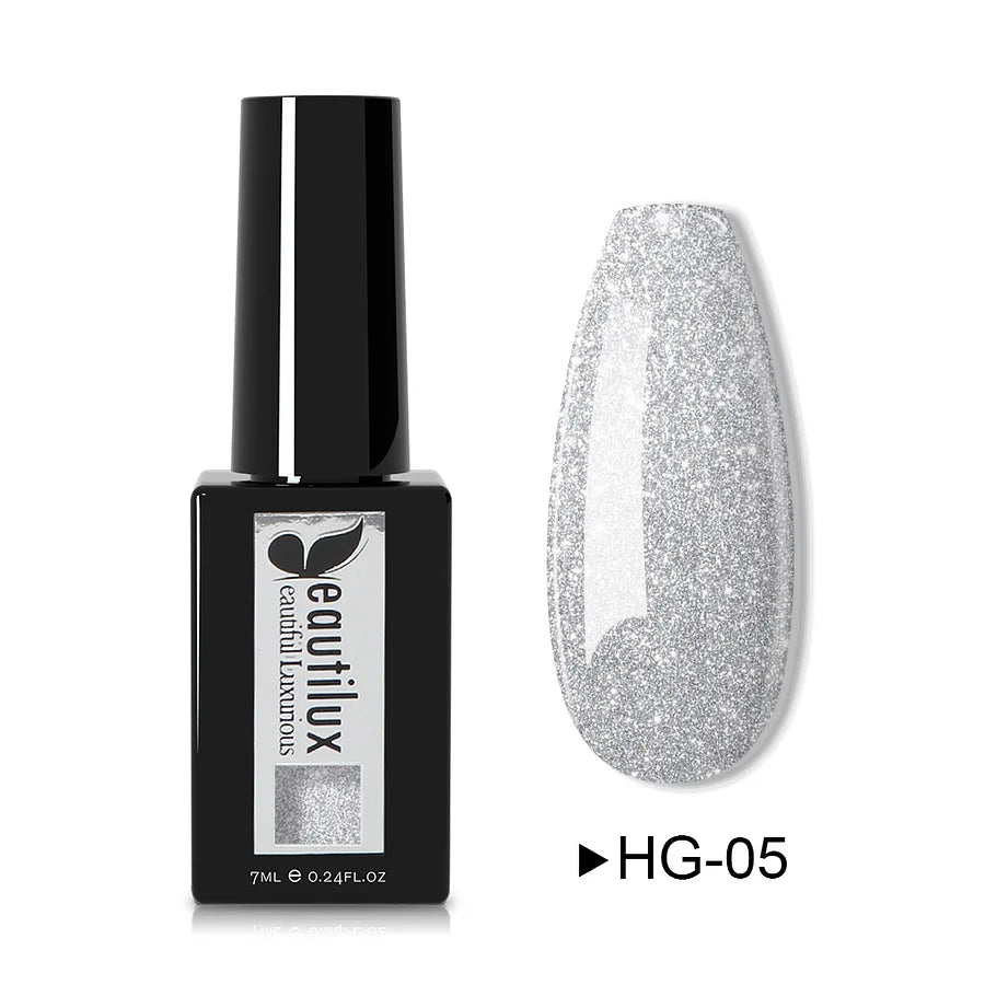 BEAUTILUX HEMA FREE GEL POLISH-GLITTER COLOR HG-05