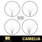 Extensions de Cils Camelia DE® – 12 Rangées – Longueurs Mixtes (8 à 14 mm)