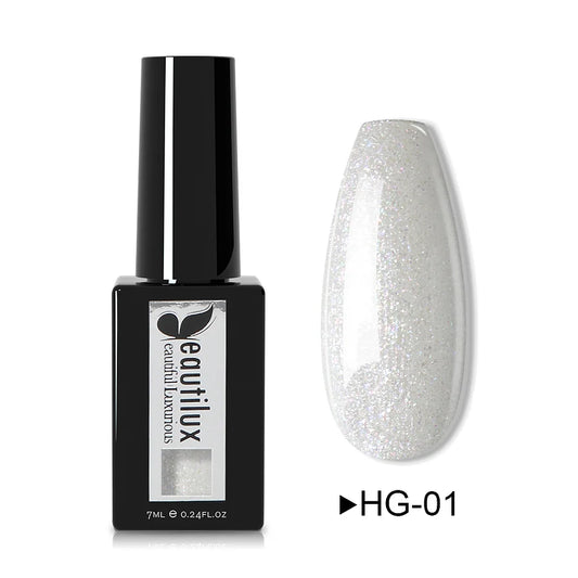 BEAUTILUX HEMA FREE GEL POLISH-GLITTER COLOR HG-01