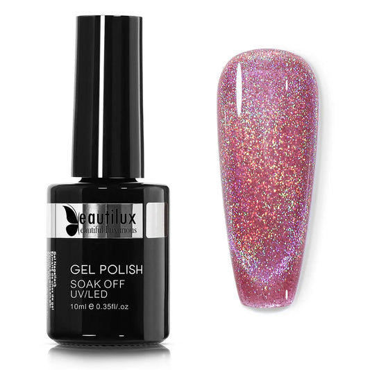 BEAUTIULX GEL POLISH-HOLOGRAPHISCHES CAT EYE BCM-07