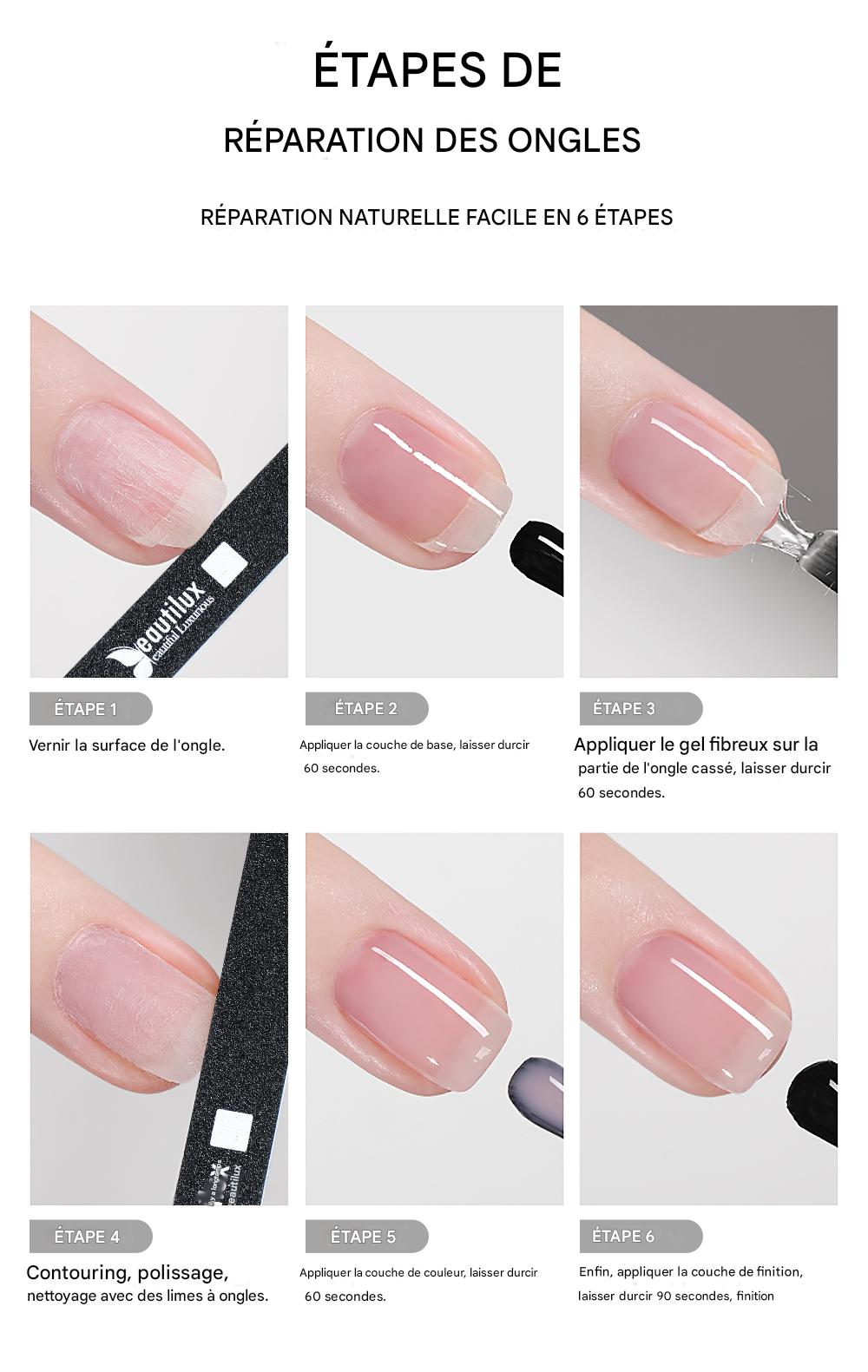 Gel Fibre Beautilux – Réparation & Renforcement