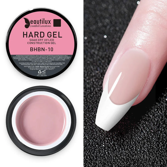 BEAUTILUX HARD BUILDER GEL BHBN-10 Nagelaufbaugel im 10-Gramm-Topf