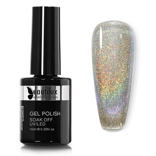 BEAUTIULX GEL POLISH-HOLOGRAPHISCHES CAT EYE BCM-10