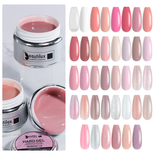 Gel de Construction Dur Beautilux | BHBG 55g, 10g