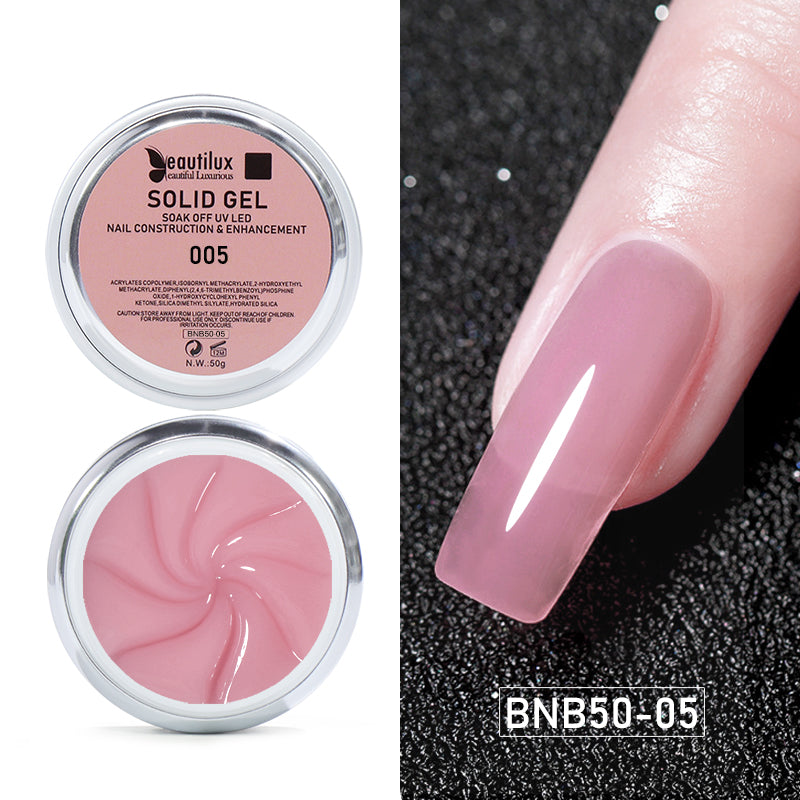 BNB50-05 Solid Gel New Generation BNB - Color Pink: elegance and resistance for a perfect manicure