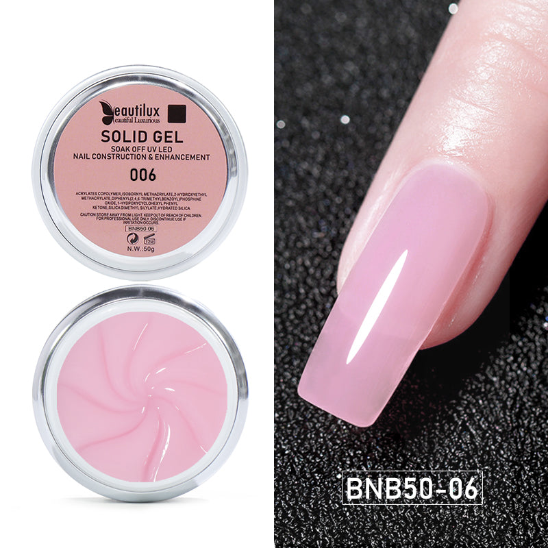 BNB50-06 Solid Gel New Generation BNB – Farbe Hellrosa: Weichheit und Haltbarkeit für elegante Nägel