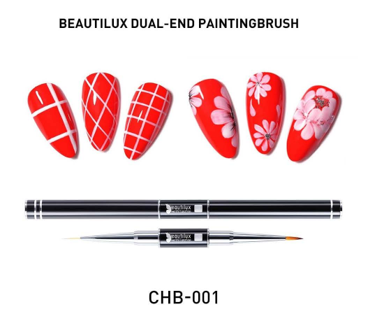 Pinceaux Double-Embout Beautilux – Nail Art Professionnel