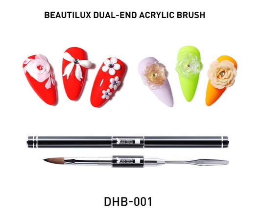 Pinceaux Double-Embout Beautilux – Nail Art Professionnel