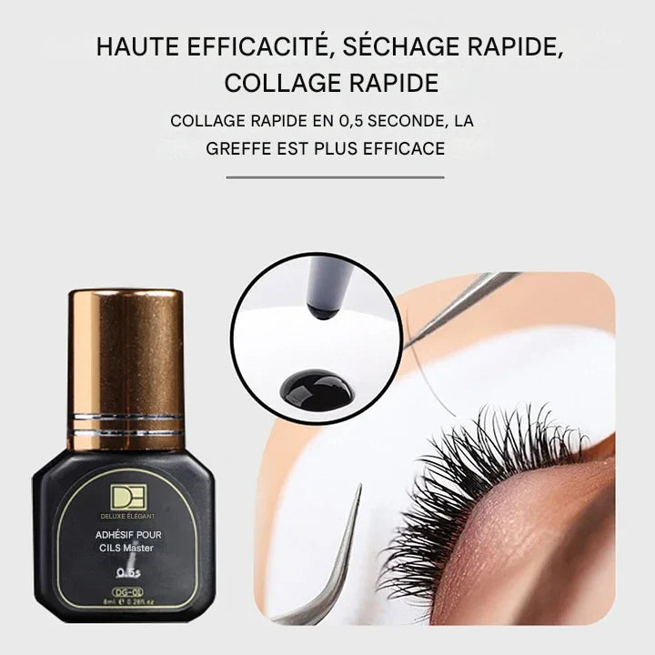 Colle à Cils Professionnelle DE® – 0,5 s – 8 ml