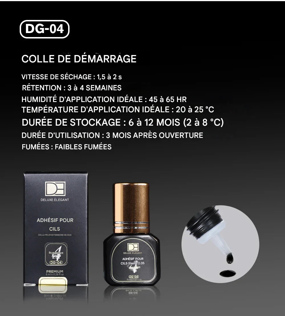 Colle à Cils DE® Starter – 2,0 s – 8 ml