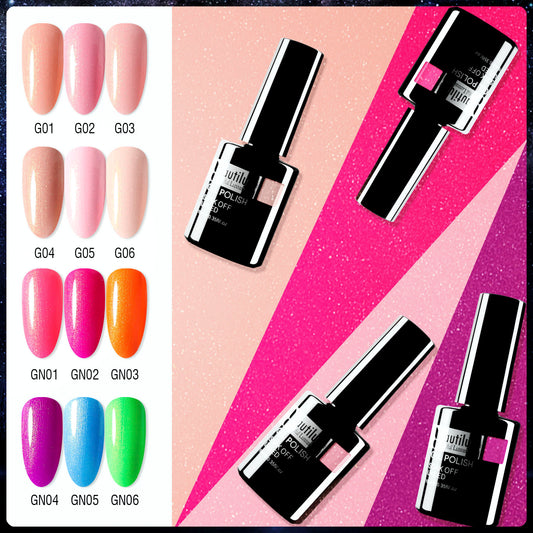 Vernis Gel Semi-Permanent Pailleté Beautilux – 10ml