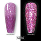 Vernis Gel Semi-Permanent 2-en-1 Beautilux – Réfléchissante brillante pailletée – 10ml