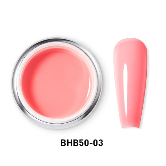 Beautilux Gel de Construction Autoégalisant Rose Pêche BHB50-03 - Pour des Manucures Chaleureuses et Lumineuses 🍑