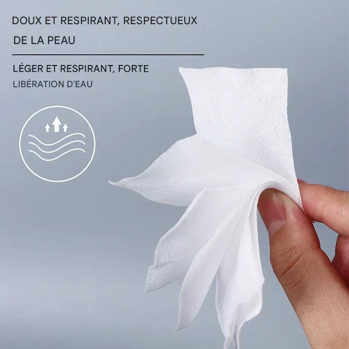 Lingettes Nettoyantes en Coton DE®