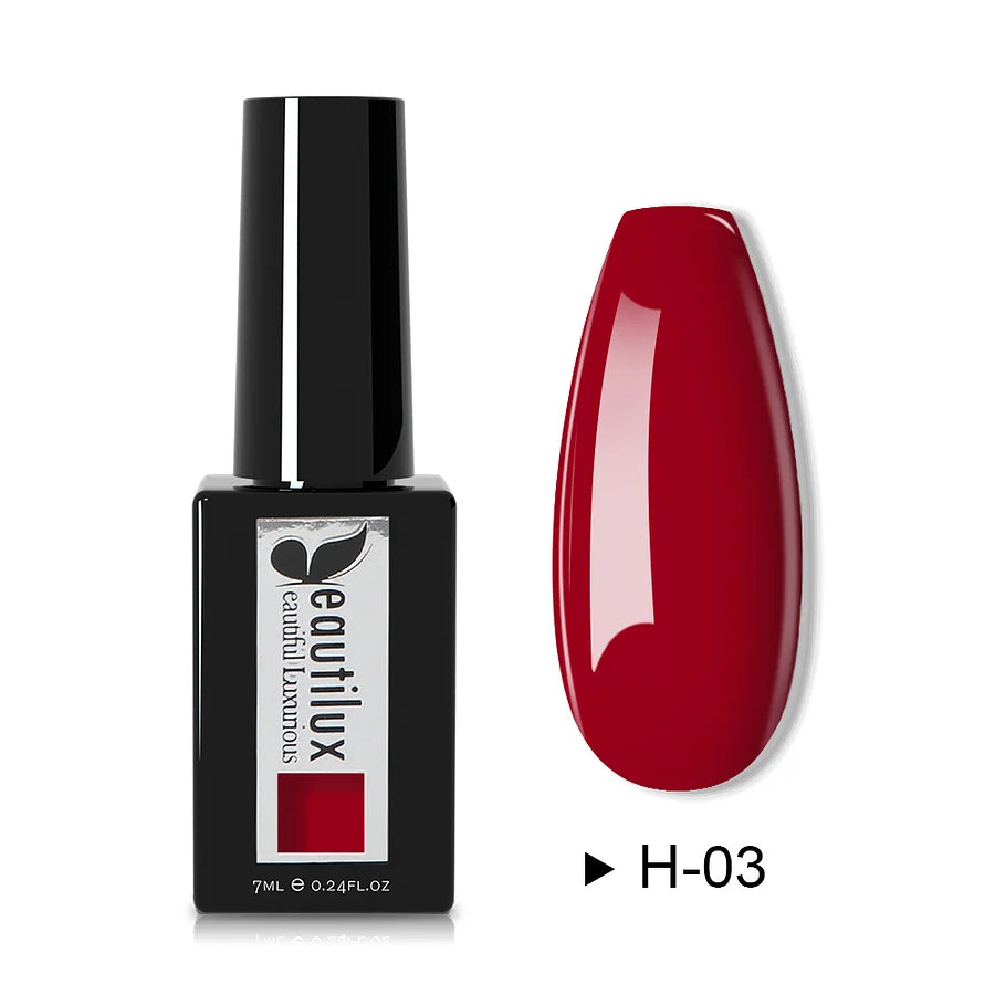 Beautilux Semi-permanenter Nagellack H-03 Deep Scarlet – HEMA-frei 