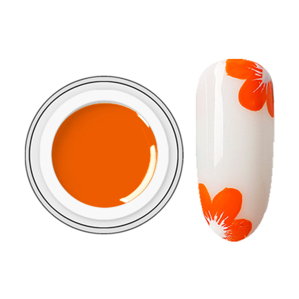 BC-08 LACKIERGEL Orange BEAUTILUX NAIL ART 10 Gr